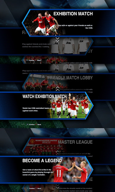 Man. United Submenu Header PES 2013