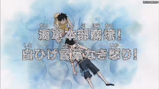 ワンピースアニメ 頂上戦争編 484話 | ONE PIECE Episode 484