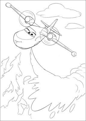 Planes Coloring Pages for Kids