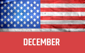 December usa calendar