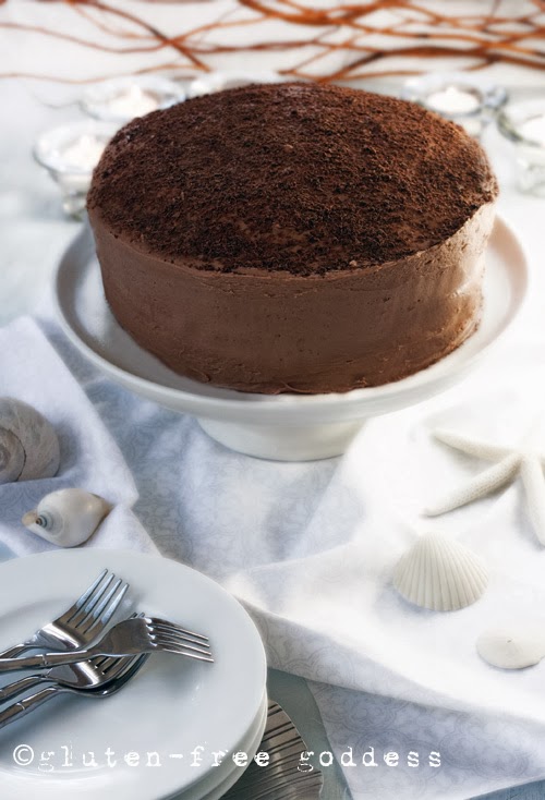 Karina's gluten-free chocolate layer cake