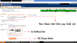 Cara Mudah Mengatur/Custom Domain Intuit Untuk Blogspot