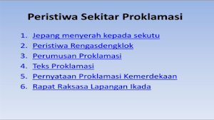 PPT Materi IPS Kelas 5 SD Peristiwa Sekitar Proklamasi 