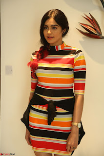 Adha Sharma in a Cute Colorful Jumpsuit Styled By Manasi Aggarwal Promoting movie Commando 2 (92).JPG