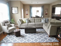 Decorating Cents: New Family Room Rug