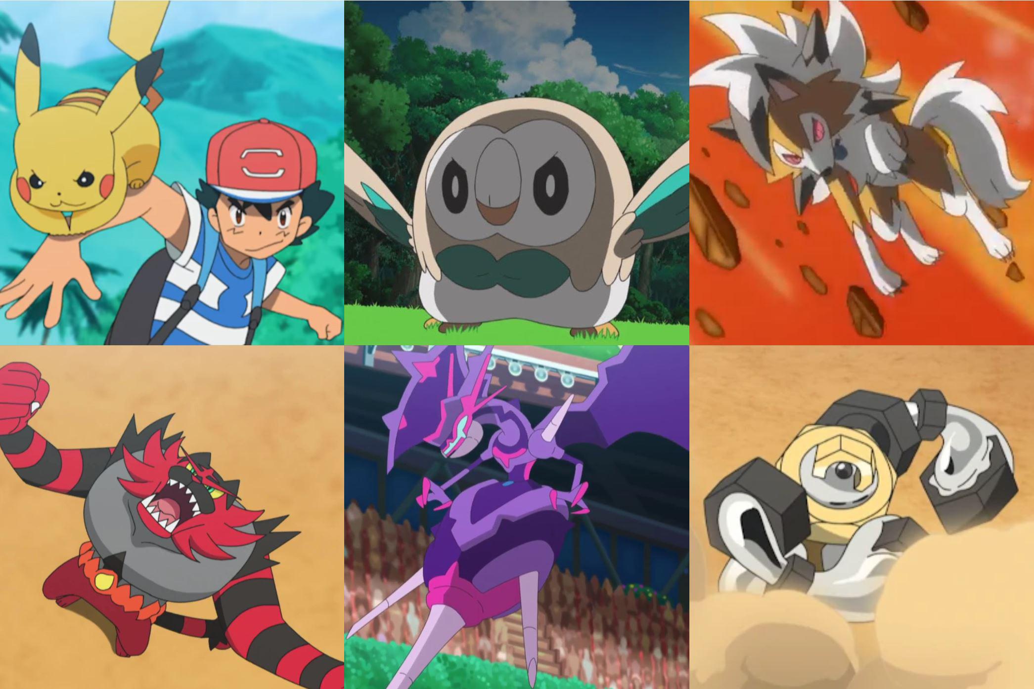 A Equipe de Ash em Alola