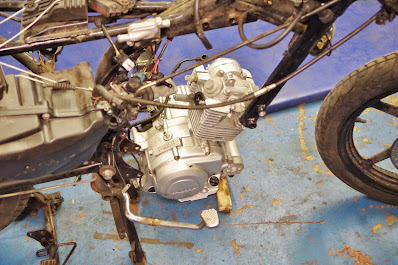 Yamaha YBR 125 Engine refit