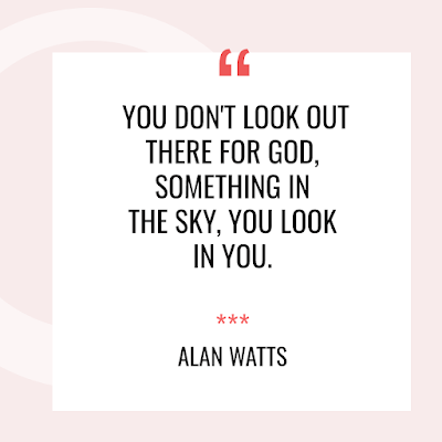 you don't look out there for God. Inspirational quote for self motivation