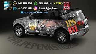 Mobil,Cutting Sticker,Cutting Sticker Bekasi,Pajero,sticker mobil,jakarta,Digital printing,Macan.