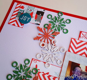 Merry Christmas layout for Sketch N Scrap -- www.MightyCrafty.me