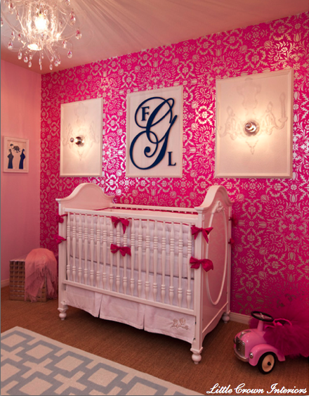 baby girl nursery. Girly, Girl Baby Nursery Rooms