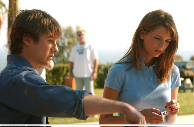 benjamin mckenzie and mischa barton the oc behind the scenes kissing