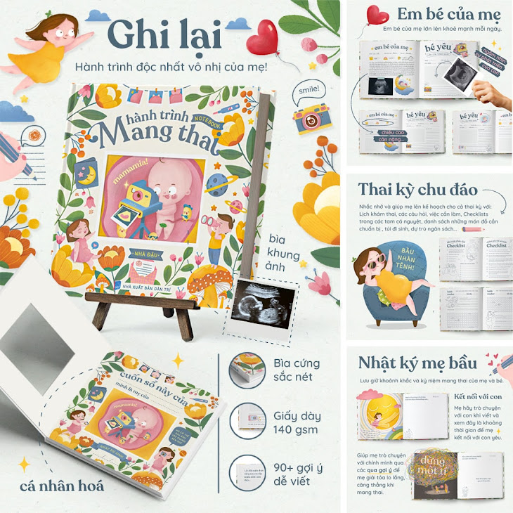 [A116] Mẹ Bầu Zui: Bộ sách thai giáo hay nhất cho Mẹ Bầu