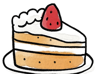 [最も好ましい] フリー素材 かわいい ショート ケーキ イラスト 230145