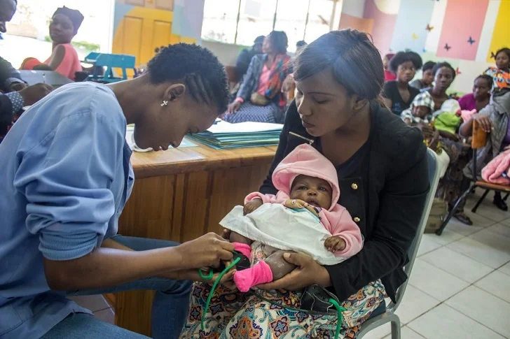 Children  Being Vaccinated