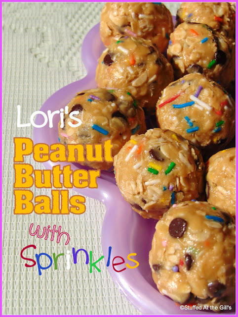 Peanut Butter Balls with Sprinkles