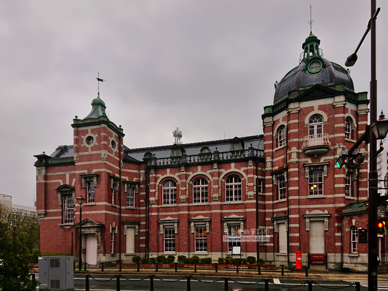 盛岡景點,石割櫻,岩手銀行紅磚館