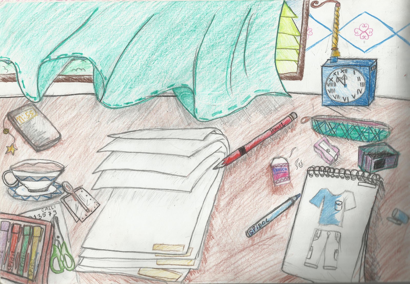 Class of Imagination Hasil Karya Seni Rupa Kelas VII SMP 
