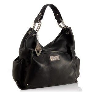 black pebble leather large hobo