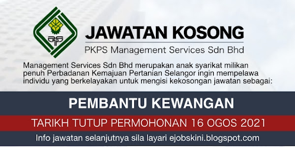 Jawatan Kosong PMSSB ― Tarikh Tutup 16 Ogos 2021