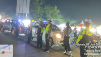 Tingkatkan Kondusifitas, Polres Tanjungbalai Gelar Patroli Skala Besar