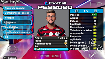 PES 2020 Brazukas PPSSPP Update 2020 Camera PS4