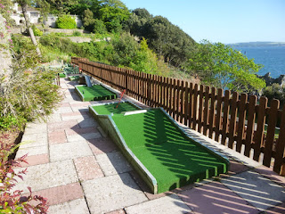 Crazy Golf course at The Imperial Hotel in Torquay, Devon