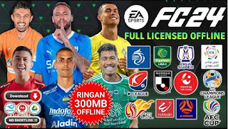 Download NEW FTS Apk Mod EA Sports FC 24 Android Full Asia And Liga 1 Indonesia New Transfer Android Offline