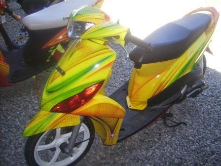 kumpulan modifikasi mio j airbrush