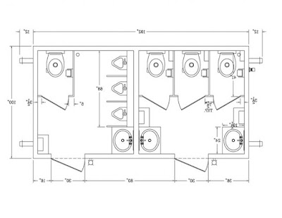 Bathroom Stall Dimensions 1