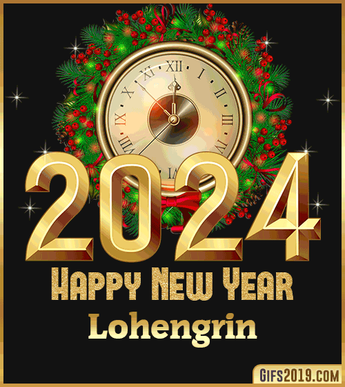 Gif wishes Happy New Year 2024 Lohengrin