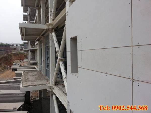 Tấm vách ngăn Cemboard chịu nước, chống cháy, cách âm, cách nhiệt Tấm vách ngăn Cemboard chịu nước, chống cháy, cách âm, cách nhiệt