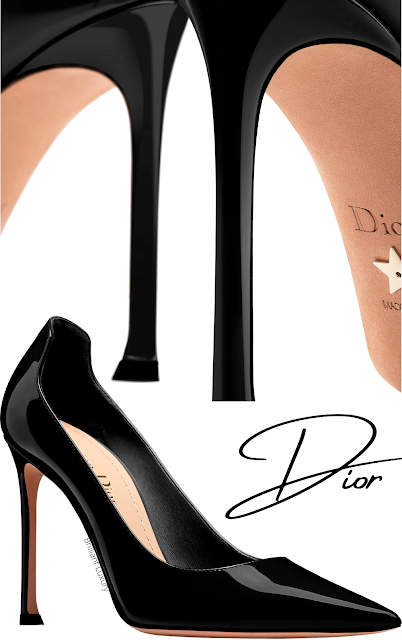 ♦Black Dior D-Moi pumps #dior #shoes #brilliantluxury