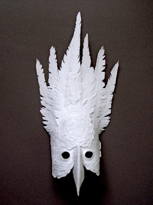 Beautiful Cut Paper Animal Masks by Flurry & Salk. Seen On www.coolpicturegallery.us