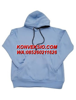 Konveksi Jaket Sweater Hoodie Bordir dan Sablon