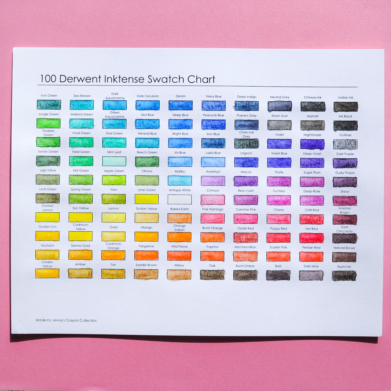 Inktense Just Got Bolder: We Explore the 28 New Colours by Derwent