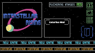 the game's title screen