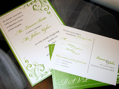 Wedding Invitations RSVP Postcards