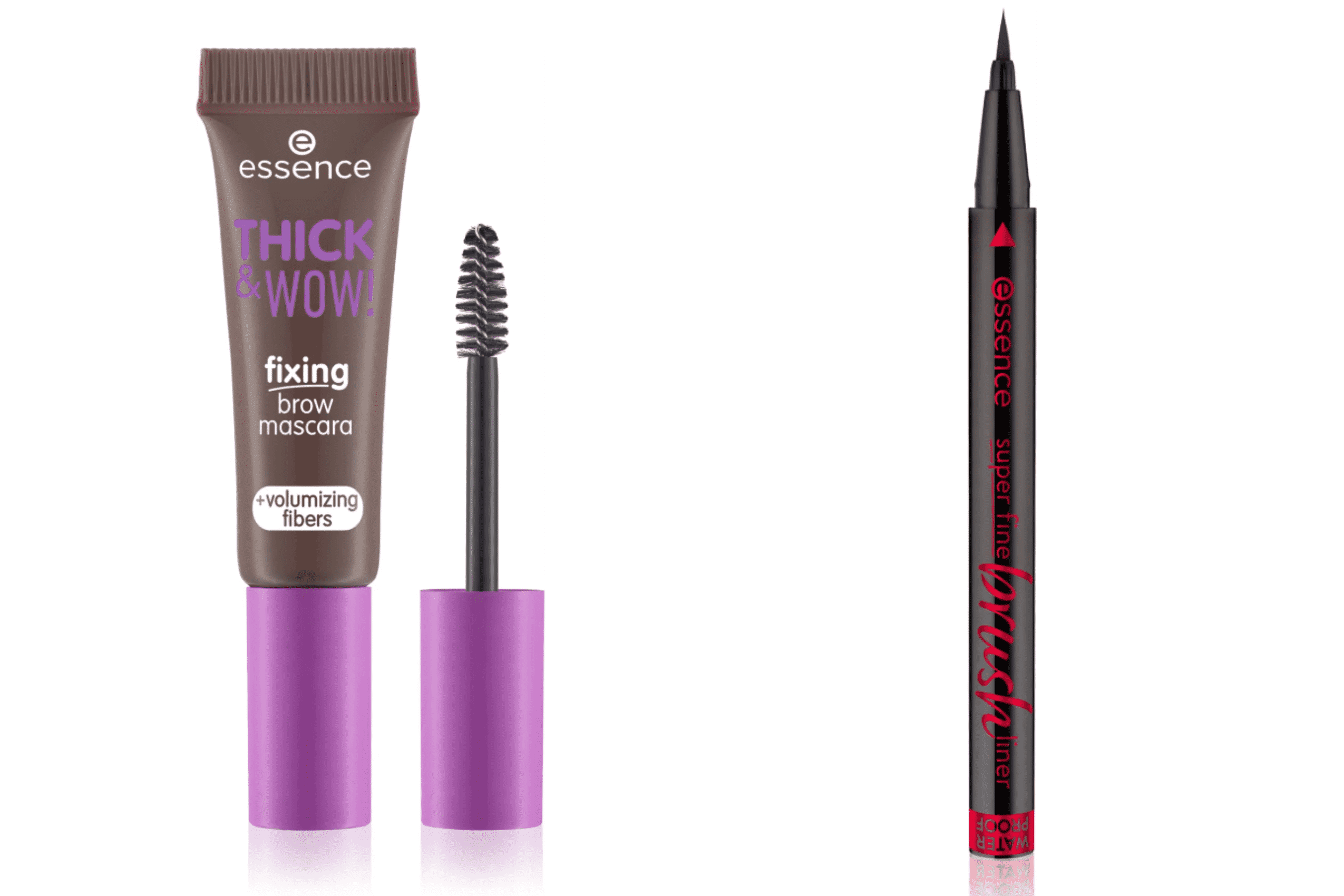 Essence THICK & WOW a Essence Super Fine Brush Liner