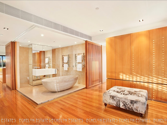 Picture of minimalist bathroom in the penthouse