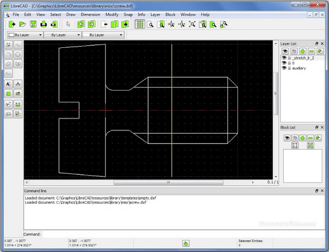 LibreCad, отлично безплатно приложение с отворен код за CAD дизайн