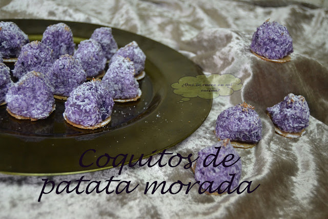 COQUITOS DE PATATA MORADA Y COCO