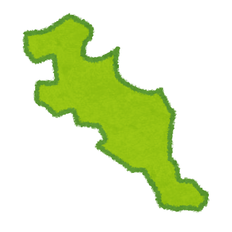 近畿地方2府5県の地図のイラスト 都道府県 かわいいフリー素材集 いらすとや