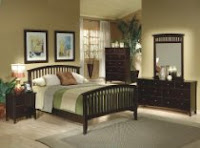 5PCS Contemporary Cappuccino Finish Queen Size Bedroom Set