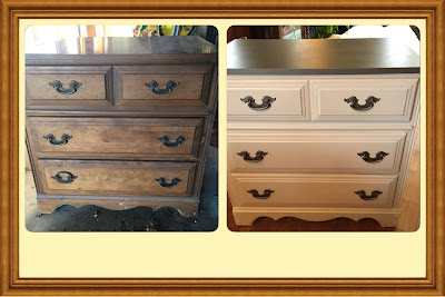 #millsnewhouse Dresser to nightstand chalk paint project