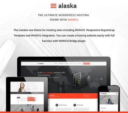 ALASKA - Premium WordPress hosting Theme
