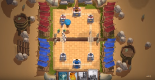 لعبة الحربية الاستراتيجية Clash Royale اخر اصدار بها الكثير من الحروب