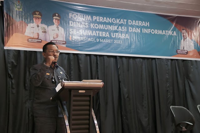 Kepala Dinas Kominfo Buka Forum Perangkat Daerah se-Sumut