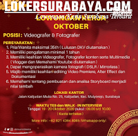 Walk In Interview at Dimsum Mbledos Surabaya Oktober 2020