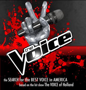 the voice tv show logo. search for the best voices